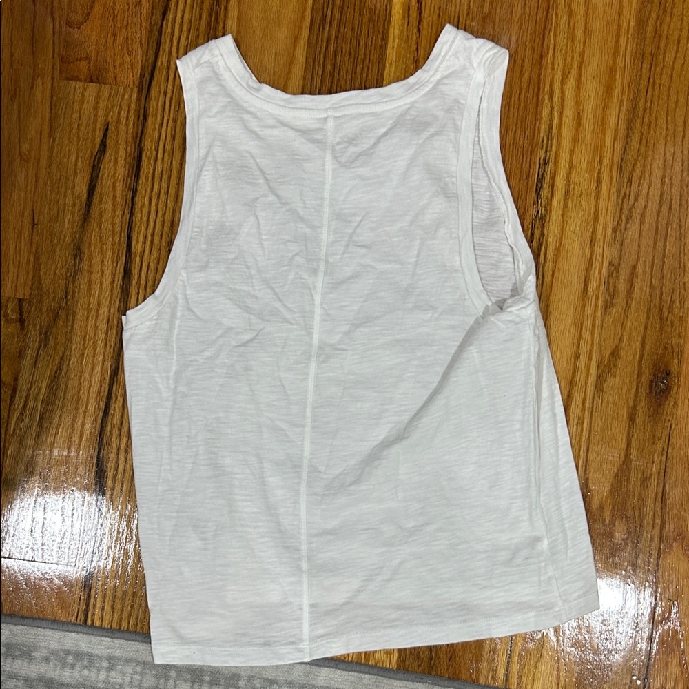 J. Crew White girlfriend Tank Top - Picture 3 of 3